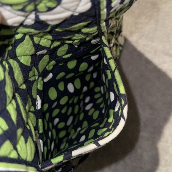 Vera Bradley -Navy Green White -Floral Nightingale -Crossbody Shoulder Bag Purse - Picture 12 of 16